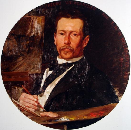 Henrique Bernardelli Portrait of the painter Pedro Weingartner Sweden oil painting art